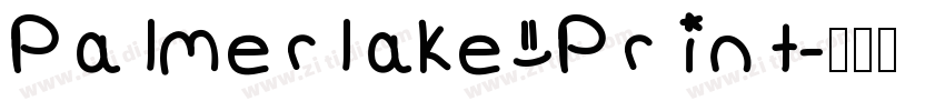 Palmerlake Print字体转换